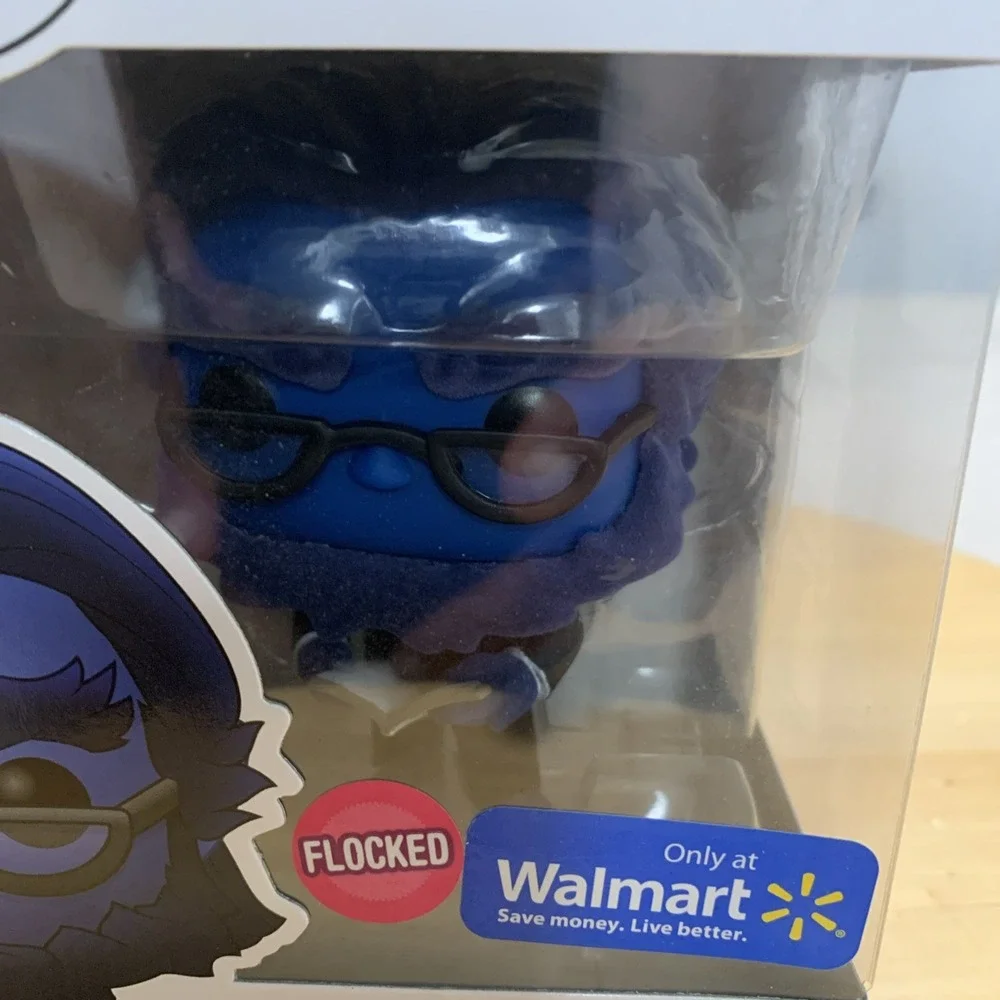 Funko Pop! Vinyl: Marvel - Beast (Flocked) - Walmart (Exclusive) #643